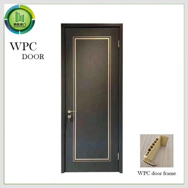 Buy cheap Termite Resistance Wood Polymer Composite Doors , WPC Plain White Bedroom Door from wholesalers