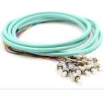 Buy cheap 3 Meters Fiber Optic Pigtails Aqua OM2 / OM3 FC 12 Jacketed MM5010Gb For FTTH from wholesalers