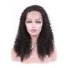 Buy cheap Jet Black Real Virgin Hair Lace Wigs , 100 Human Full Lace Wigs Kinky Curly from wholesalers