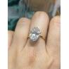 Buy cheap 4.0ct Colorless Lab Diamond Jewelry Fancy Diamond Ring VS2-VVS1 from wholesalers