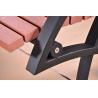 Buy cheap 3 Seater Garden Outdoor Recycled Plastic Benches With Back And Middle Armrest from wholesalers