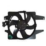 2002-2008 Ford Fiesta Radiator Water Tank Electric Cooling Fan Assembly