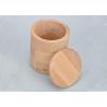 Buy cheap Packing Natural Color Wooden Crate Gift Box , round cylinder shape wooden box from wholesalers