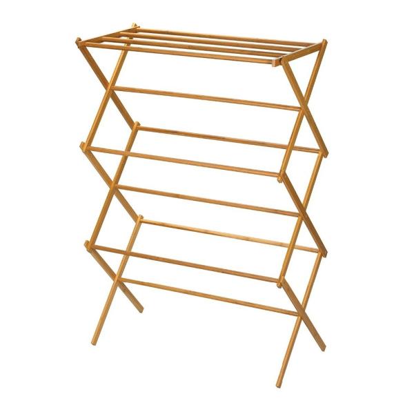 Buy cheap Portable Wooden Laundry Drying Rack , Bamboo Clothes Rack Earth Friendly from wholesalers