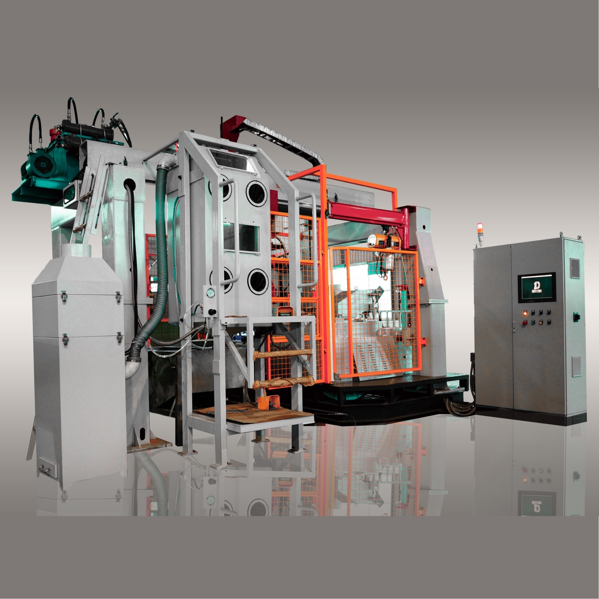 Metal LPDC Machine Automatic Low Pressure Die Casting Machine For Brass Faucet