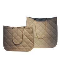 Buy cheap Colorful classic quilted non woven carry bag with veins and twist handle product