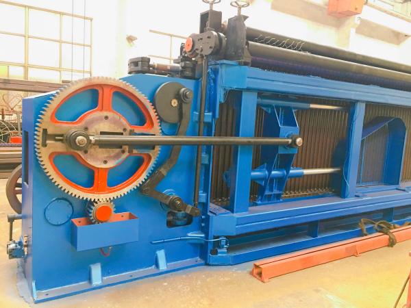Buy cheap 30kw PVC Coated Wire 5m Double Rack Chain Link Gabion Machine from wholesalers