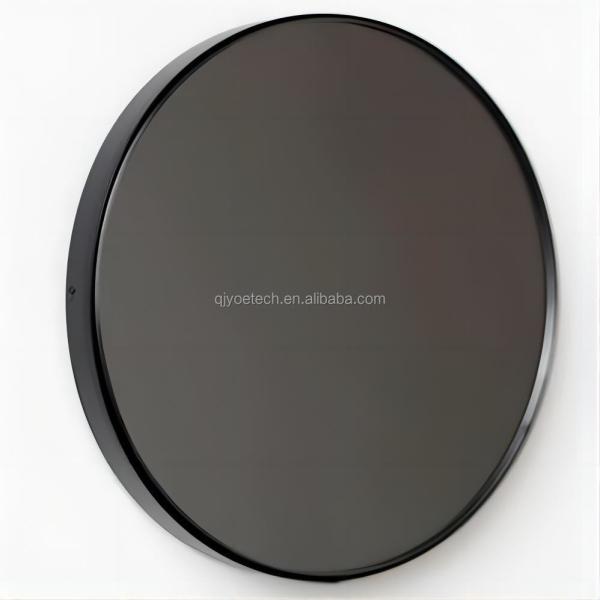 Buy cheap Polished Edge Round Framed Tinted Silver Glass Mirror for Bathroom Dressing and Decor from wholesalers