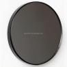Buy cheap Bathroom Dressing Round Silver Glass Mirror with Tinted Black Frame and Double Coating from wholesalers