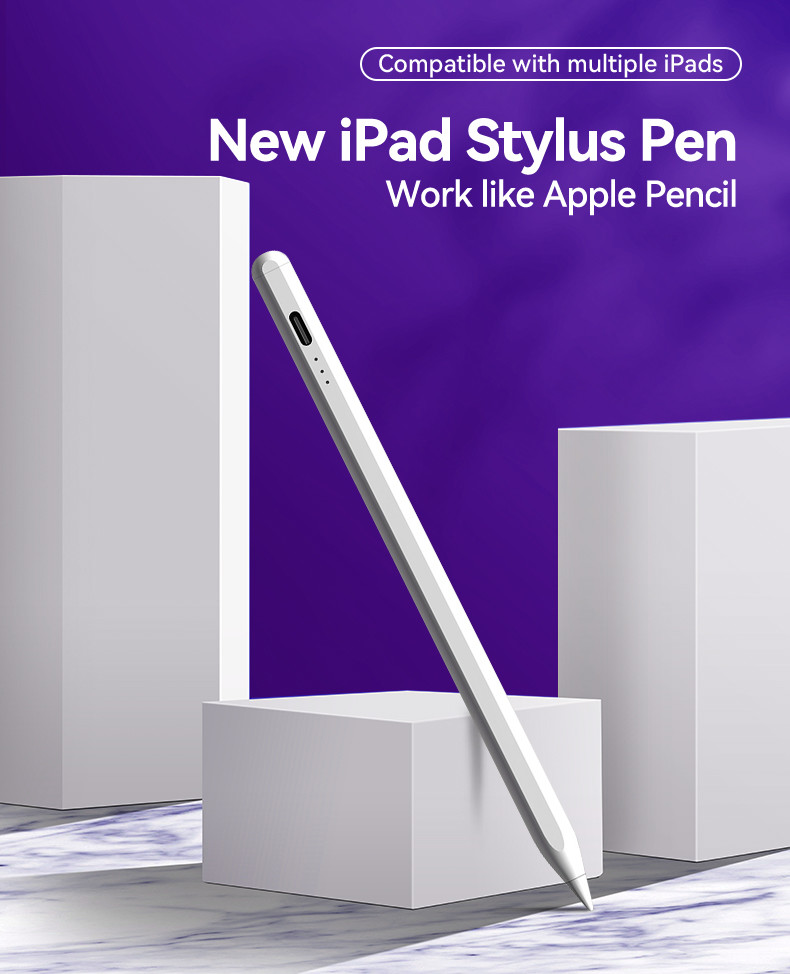 Rechargeable Stylus Pen For IPad With 0.9cm Diameter Built In Battery