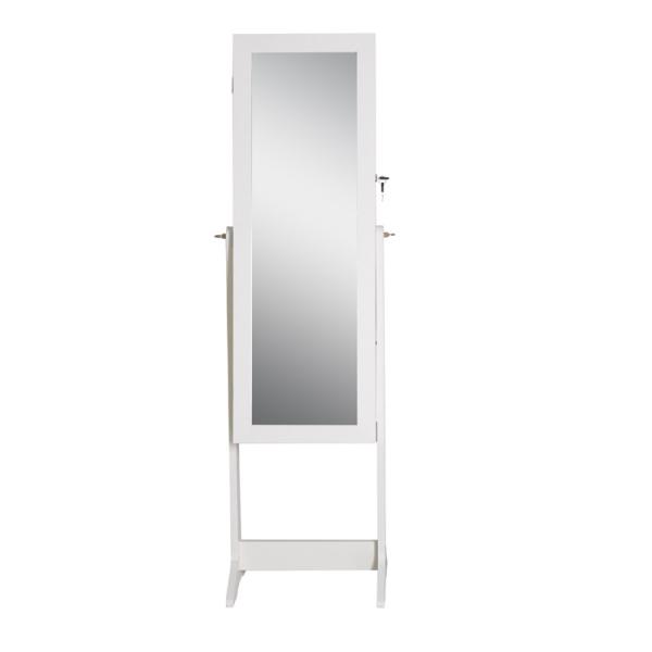 Buy cheap KD Package NC Painting Lockable Cheval Mirror Jewelry Armoire from wholesalers
