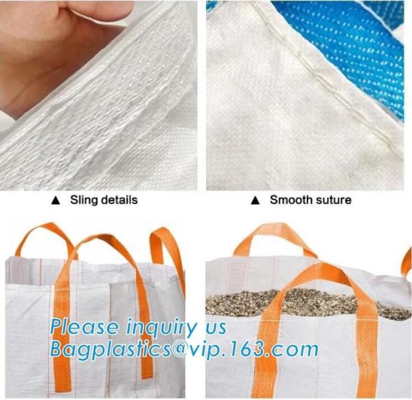 Manufacture 1 Ton PP Woven big bean bag,bulk bags firewood jumbo bags pp woven