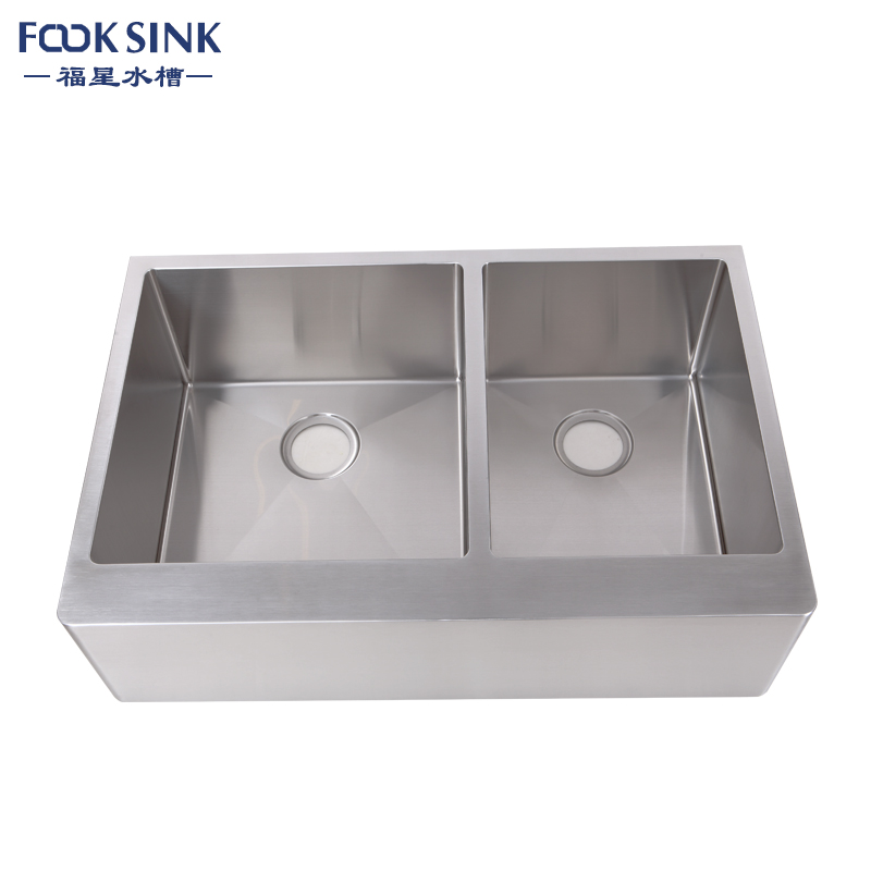 304 SS Apron Style Sink , Undermount Apron Front Sink For Hotel / Restaurant