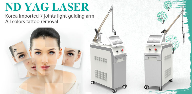 2018 trending products 1064nm 532nm q switched nd yag laser for skin lightening