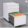 Buy cheap Light Grey Goose Neck 3 Drawer Mobile Pedestal Cabinet No Handle from wholesalers