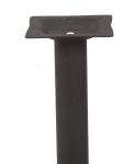 Restaurant Dining Table Legs Cast Iron Round Table Base Black Wrinkle Powder