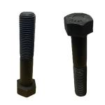 40Cr Excavator Track Pad Bolts M16*M90 Track Roller Bolt Black Color
