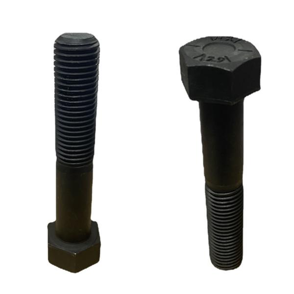 Buy cheap 40Cr Excavator Track Pad Bolts M16*M90 Track Roller Bolt Black Color from wholesalers
