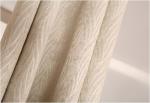 Embossed Polyester Black Out Window Curtain