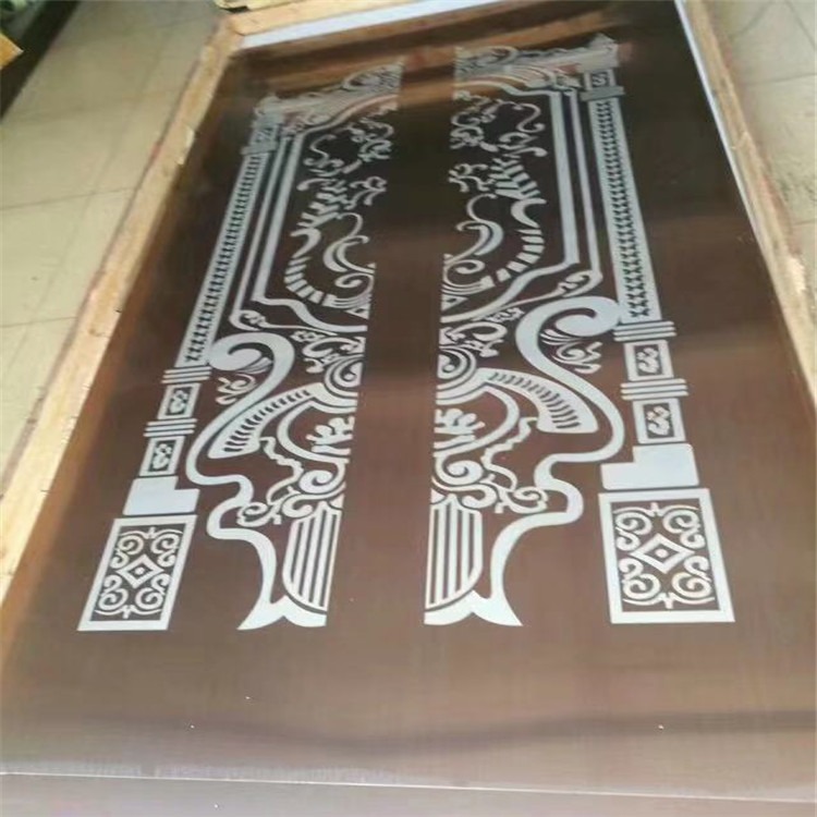 SS 201 304 Elevator Stainless Steel Sheet Plate 1mm Mirror Color Decorative Etching