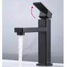 Buy cheap 1.2GPM Single Cold Water Basin Tap Matte Black Chrome Vessel Sink Faucet from wholesalers