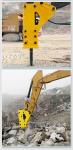 Mining Excavator Attachments Hydraulic Rock Breaker Stone Concrete Demolition
