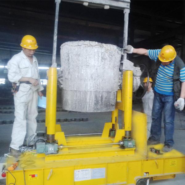 Buy cheap Anti - High Temperature Motorised Rail Trolley , Hot Metal Die Transfer Cart from wholesalers