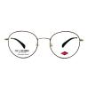 Buy cheap FM3218 Womens Stainless Steel Round Optical Glasses Frame 50-20-142mm from wholesalers