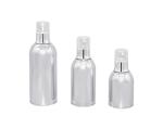 Acrylic Skincare Cosmetic Airless Bottle Full Electroplating Vacuum Bottle 30ml