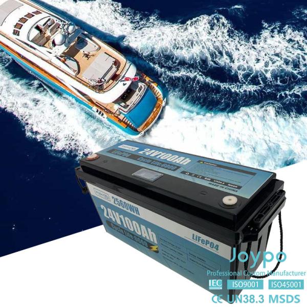 Buy cheap Deep Cycle LiFePO4 Marine Lithium Battery 24V 50Ah 100Ah 200Ah 300Ah 400Ah from wholesalers