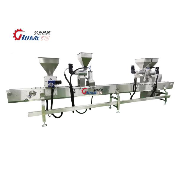 Buy cheap Customized Cupcake Sponge Cake Production Line Durian Canister Depositor from wholesalers