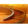 Buy cheap Prefabricated Building Curved Stairs Laminated Glass Tread DIY Installation For Villa from wholesalers