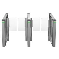 Buy cheap Glass Optical Slim SUS316 RS232 Turnstile Entrance Gates product