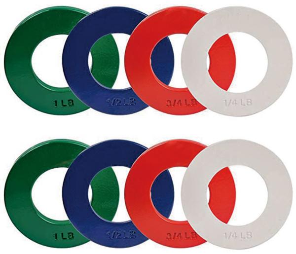 Buy cheap Rubber Barbell Weight Lifting Plates 1/4 LB Cast Iron Gym Plates from wholesalers