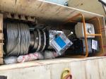 Tower Erection Gas Engine Winch 50 KN For Power Line Construction