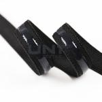 Black Waterproof Webbing Nylon Bonding Tape For Clothing Bra Straps