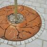 Buy cheap Pre weathered Corten Steel Landscape Round Tree Grates OEM ODM from wholesalers