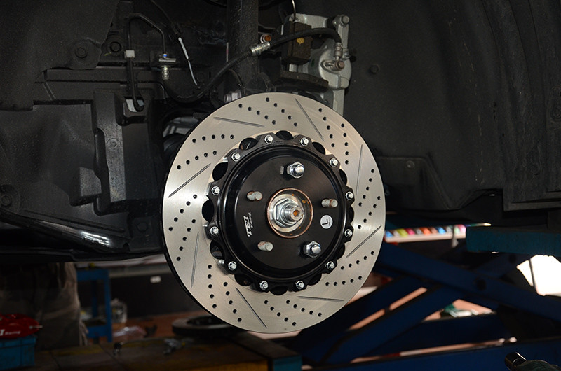BBK For Mazda CX5 4 Piston Caliper Big Brake Kit With Drilled / Slotted / Drilled Disc