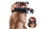 Buy cheap Headband Magnifier Lamp Magnifying Glasses Loupe 10 With 2 LED Light Visor from wholesalers