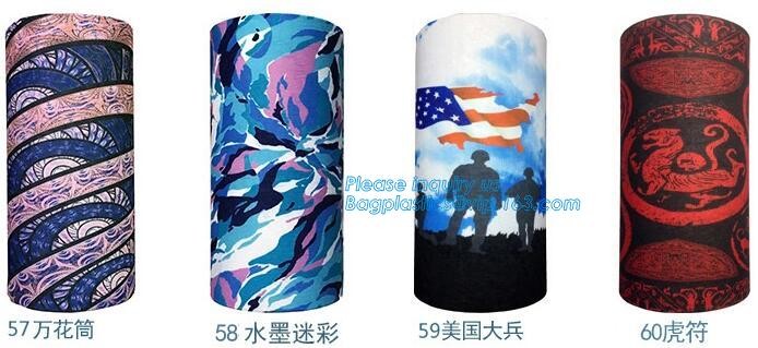 Hot sale fashion design printing multifunctional custom cheap 100% cotton bandana,microfiber plain custom made bandana