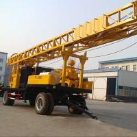 Buy cheap Rotary Borehole Drilling Rig , Trailer Type Air Drilling Equipment For 400m product
