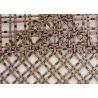 Buy cheap AISI 316 Bronze Stainless Steel Antique Brass Lock Crimp Wire Mesh For Partitions from wholesalers
