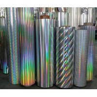 Buy cheap Self Adhesive Transparent Holographic Film Roll For Packaging Decoration product