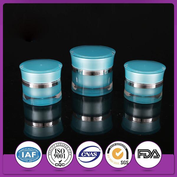 Buy cheap 15G Luxury Waist Empty Plastic Jar For Skin Care Cream Acrylic Cream Jar from wholesalers