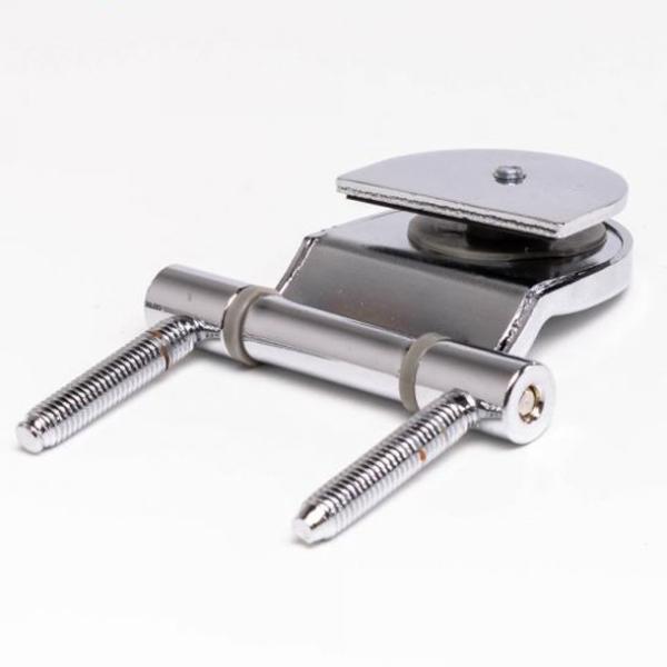 Buy cheap Alloy Steel Plastic European Style Glass Door Hinges 180 Degree Opening 12mm from wholesalers