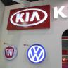 Buy cheap Advertising Car Logo Sign Design Led Backlit Acrylic signage from wholesalers