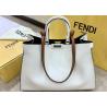 Buy cheap Peekaboo Brown 40cm Tote Shopper Bag Geninue Leather High Capicity from wholesalers