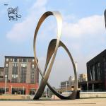 Stainless Steel Sculpture Metal Art Abstract Sculpture Mirror Polished Modern