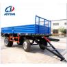 Buy cheap Double Air Chamber Braking System Full Trailer for Farm Tractor 20-40 Tons Flat Trailer from wholesalers