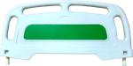 Laminated Panel PP Hospital Bed Headboard , Green Wood Hospital Bed Parts
